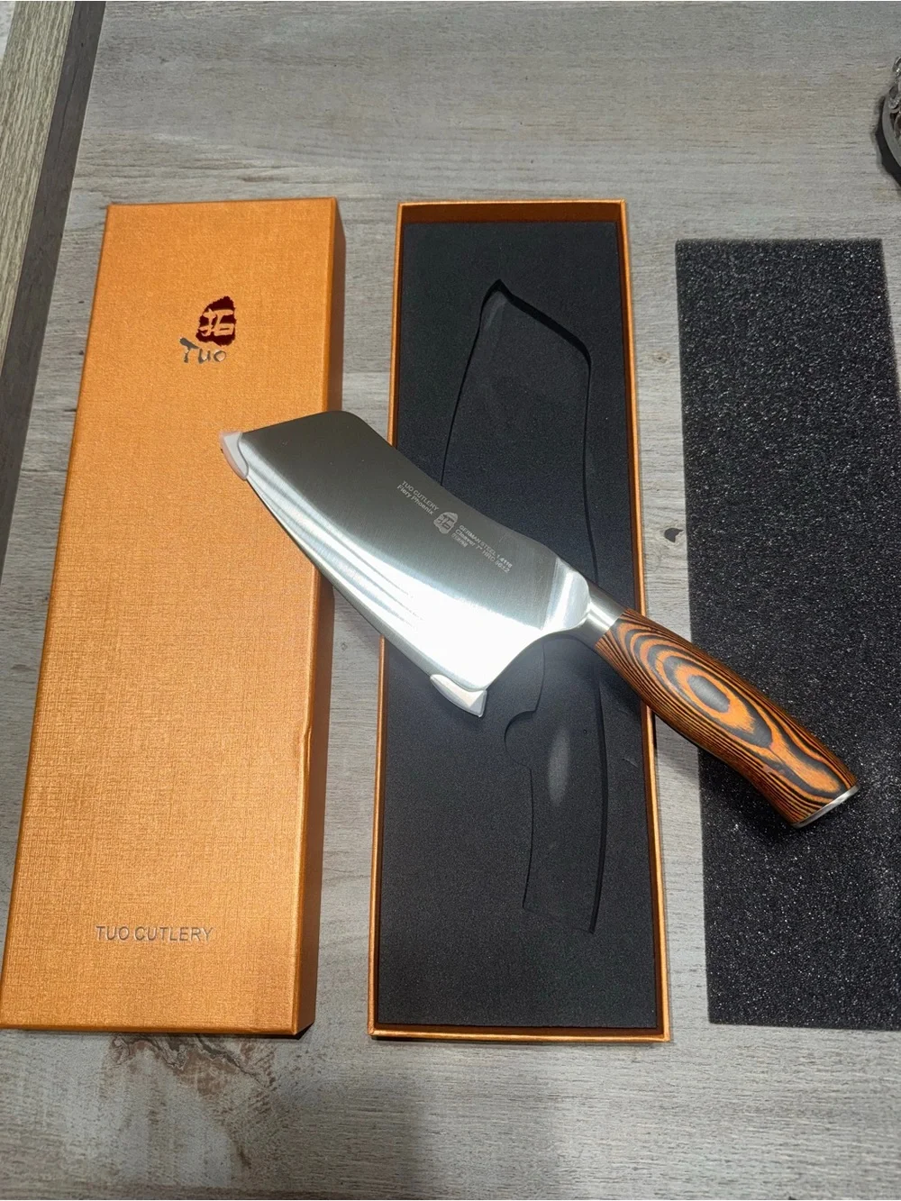 TUO Cleaver Knife Chinese Chef Knife Stainless Steel 7